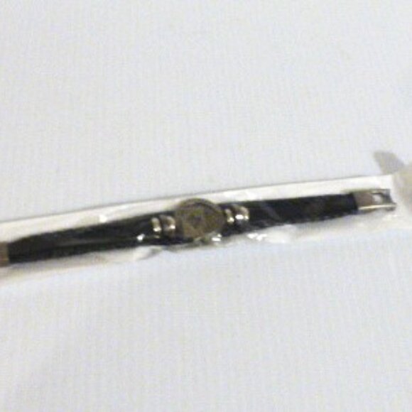 Leather ACE CARD BRACELET Metal ACE PENDANT & NECKLACE Card Deck Casino - Picture 6 of 14